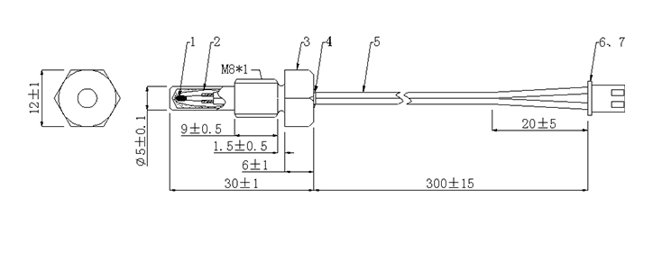 High Reliability Screw-Threaded NTC Temperature Sensors - Exsense